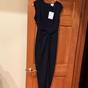 Tanya Taylor Black Midi Dress